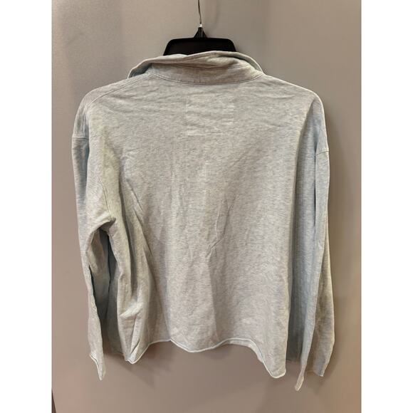 Frank & Eileen Patrick Popover Henley - Heather Blue - L - Picture 3 of 6